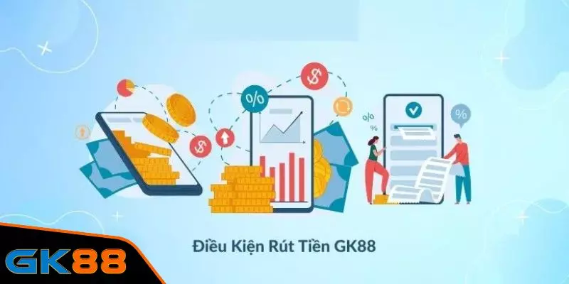 Điều kiện rút thưởng GK88 về tài khoản