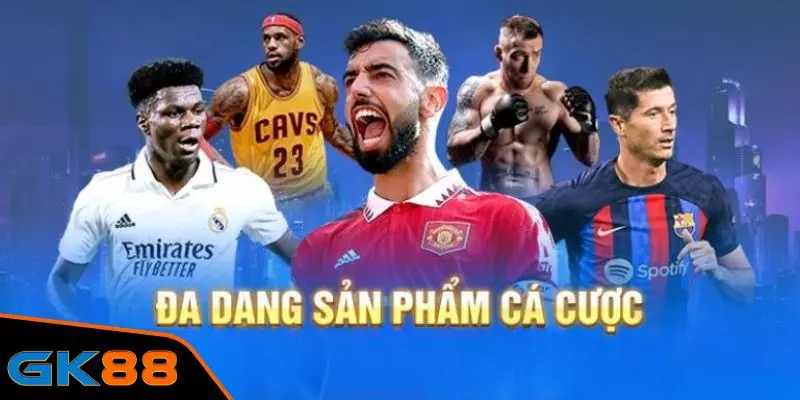 Khám phá sảnh thể thao GK88 siêu cuốn